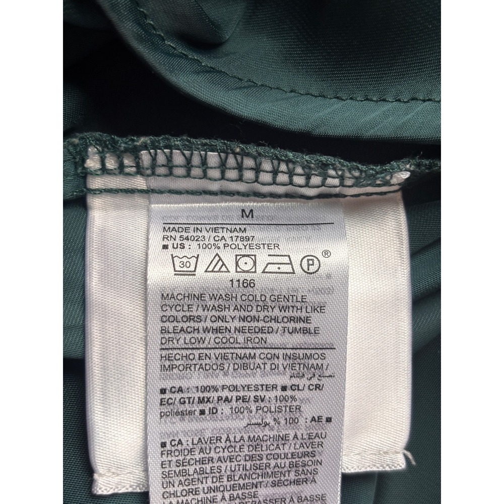 Old Navy Green Blouse M Dolman Sleeve Popover Top Emerald‎ Isle Professional - Picture 9 of 12